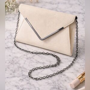 Aldo Textured Cream Clutch